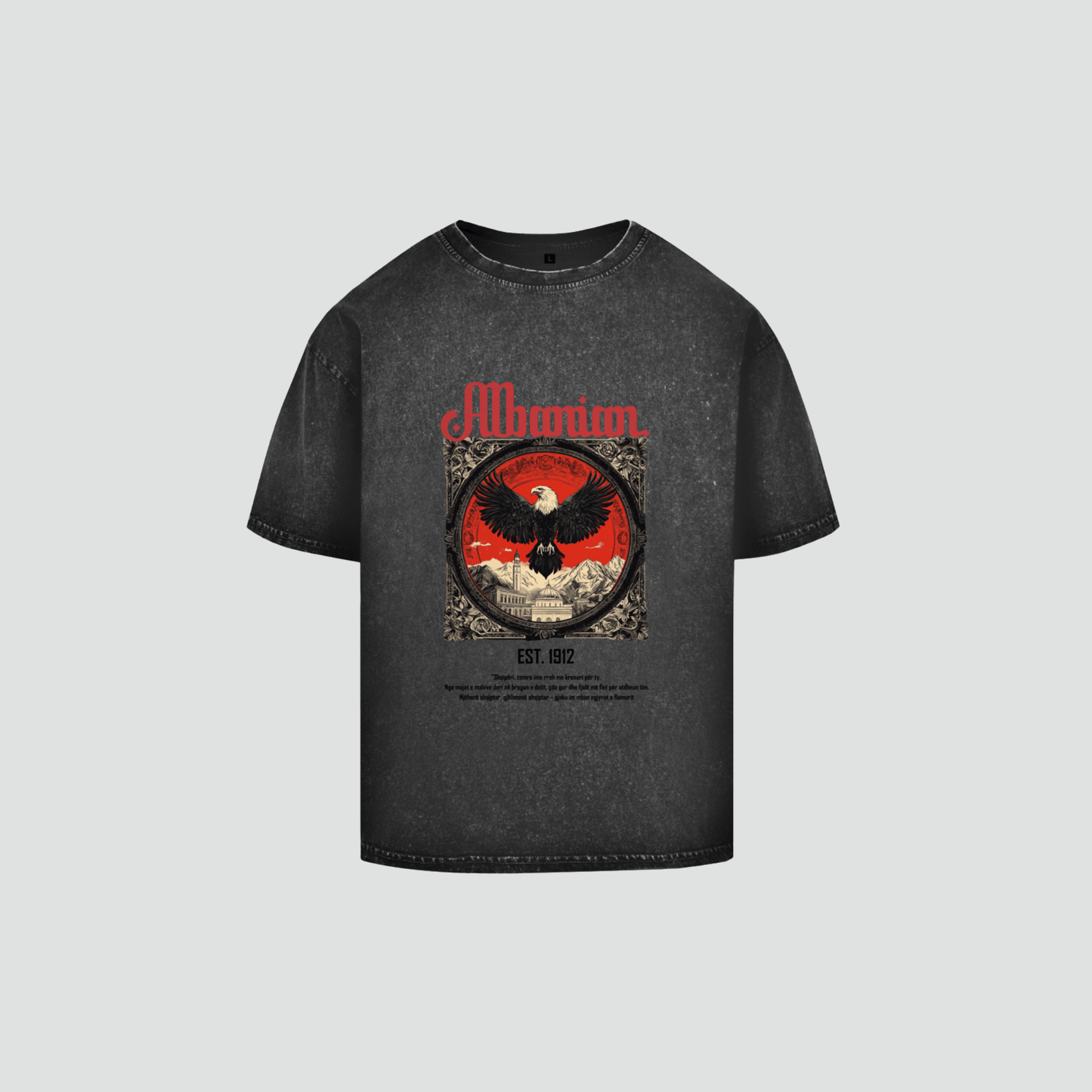ALBANIAN 3 - Oversize Washed Shirt