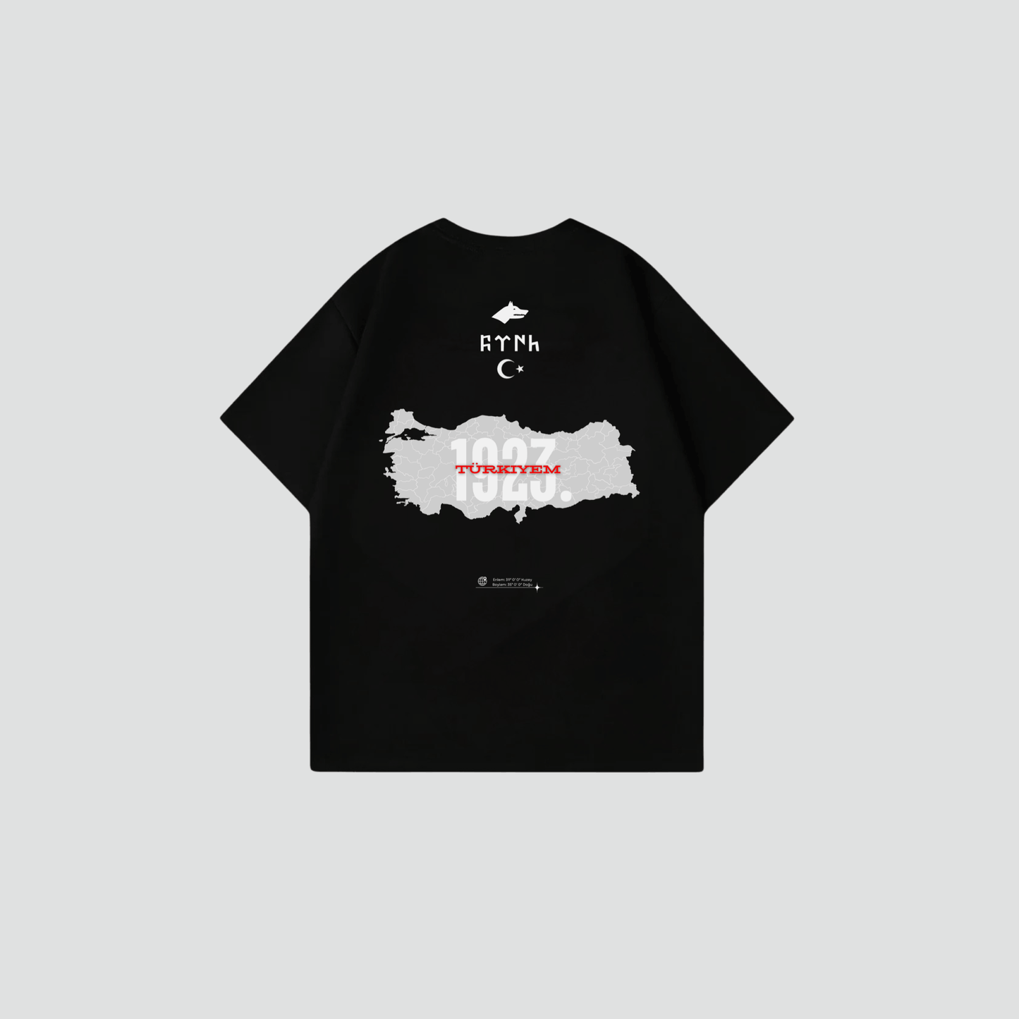 TÜRKIYE 1923 - Oversize Shirt Backprint