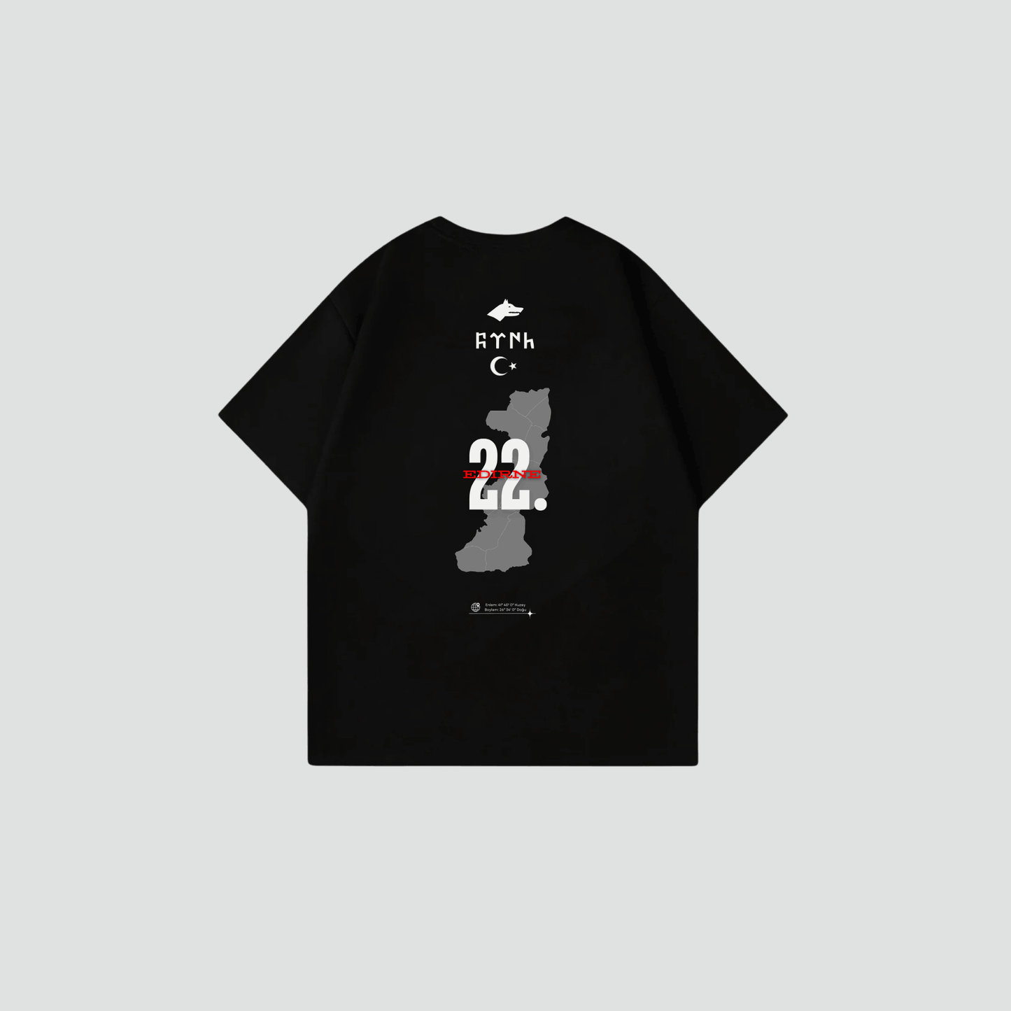 EDIRNE 22 - Oversize Shirt Backprint