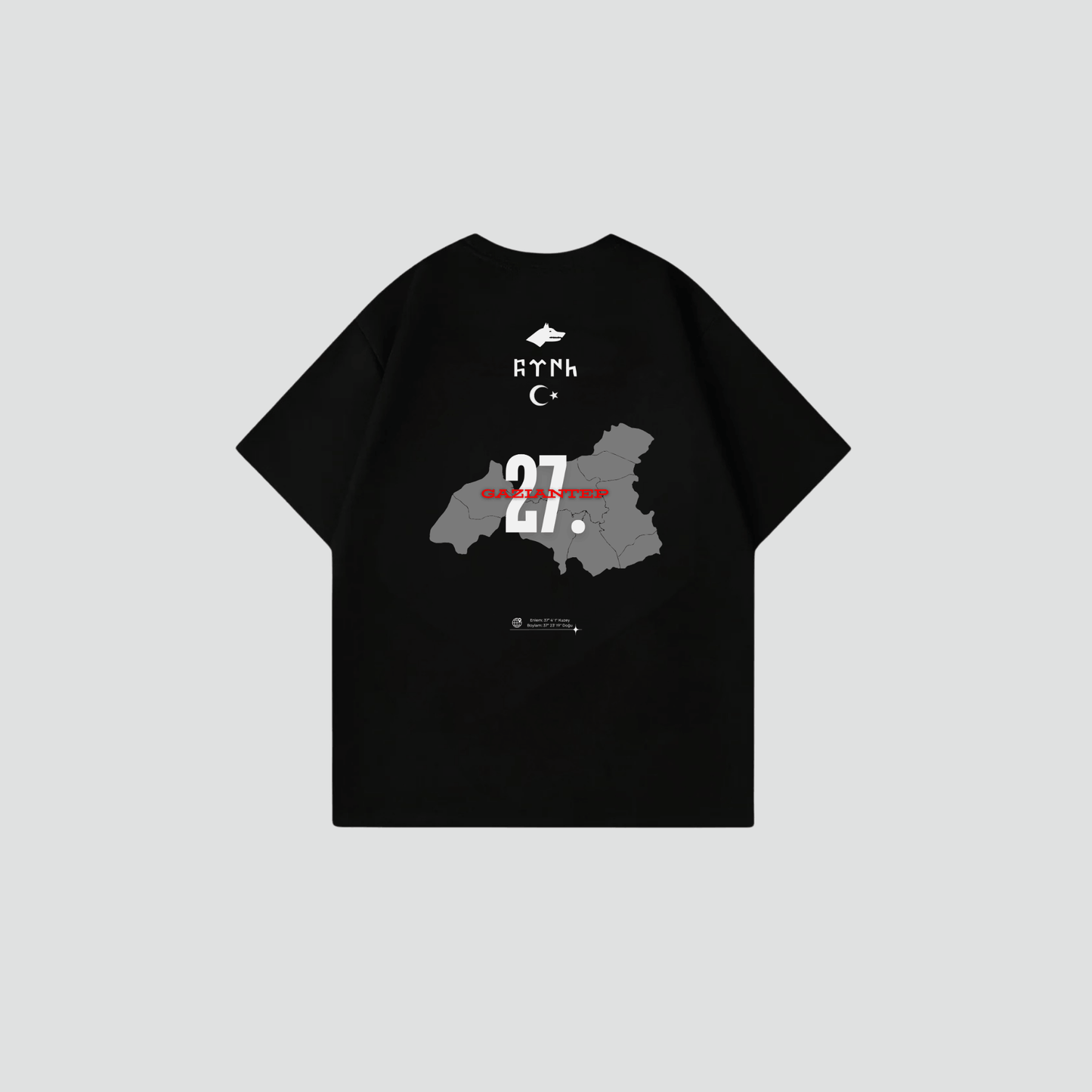 GAZIANTEP 27 - Oversize Shirt Backprint