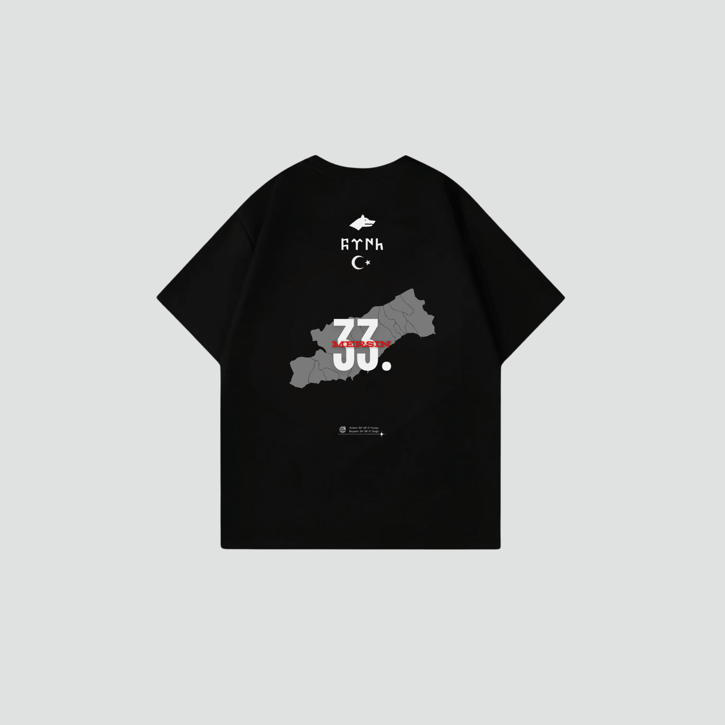 MERSIN 33 - Oversize Shirt Backprint