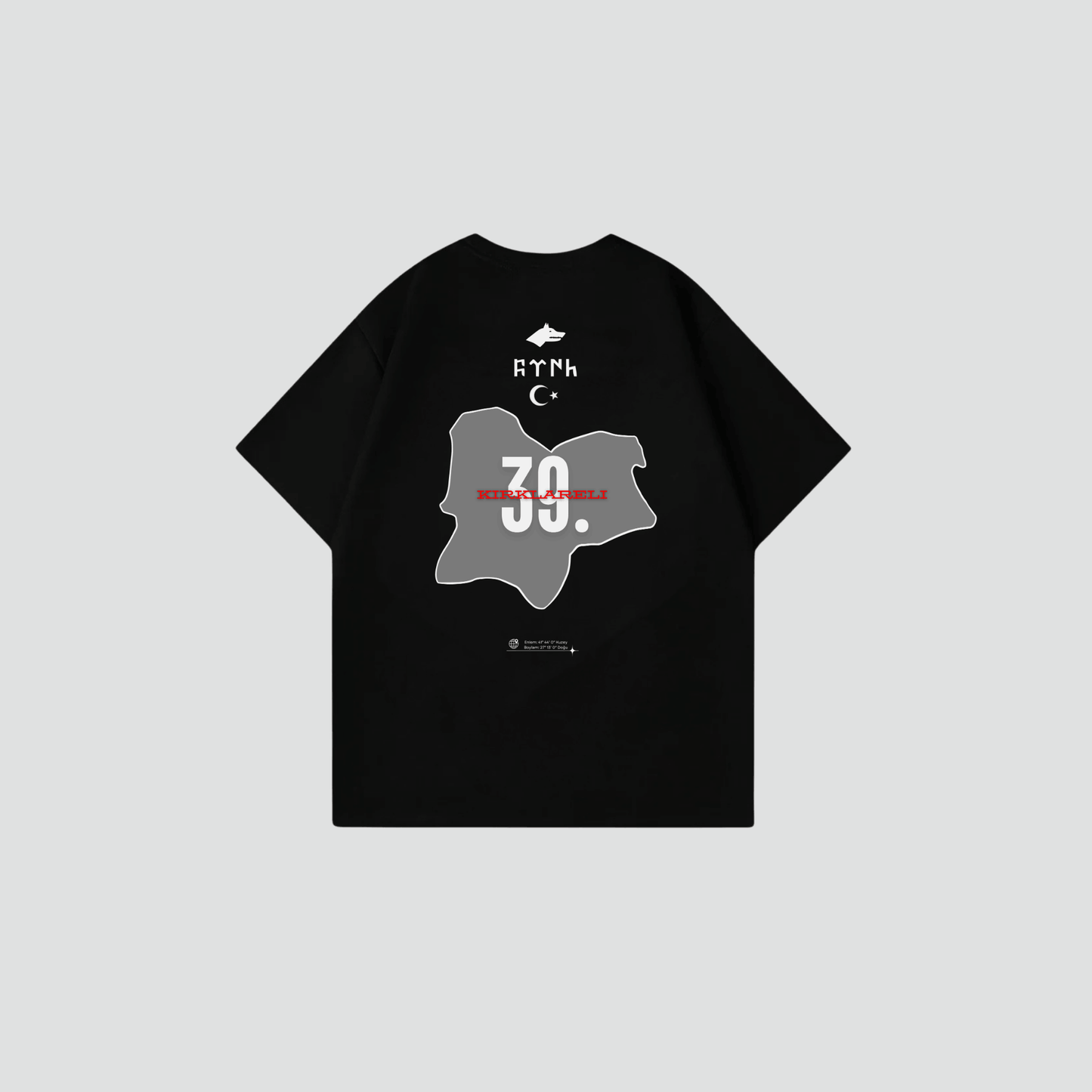 KIRKLARELI 39 - Oversize Shirt Backprint