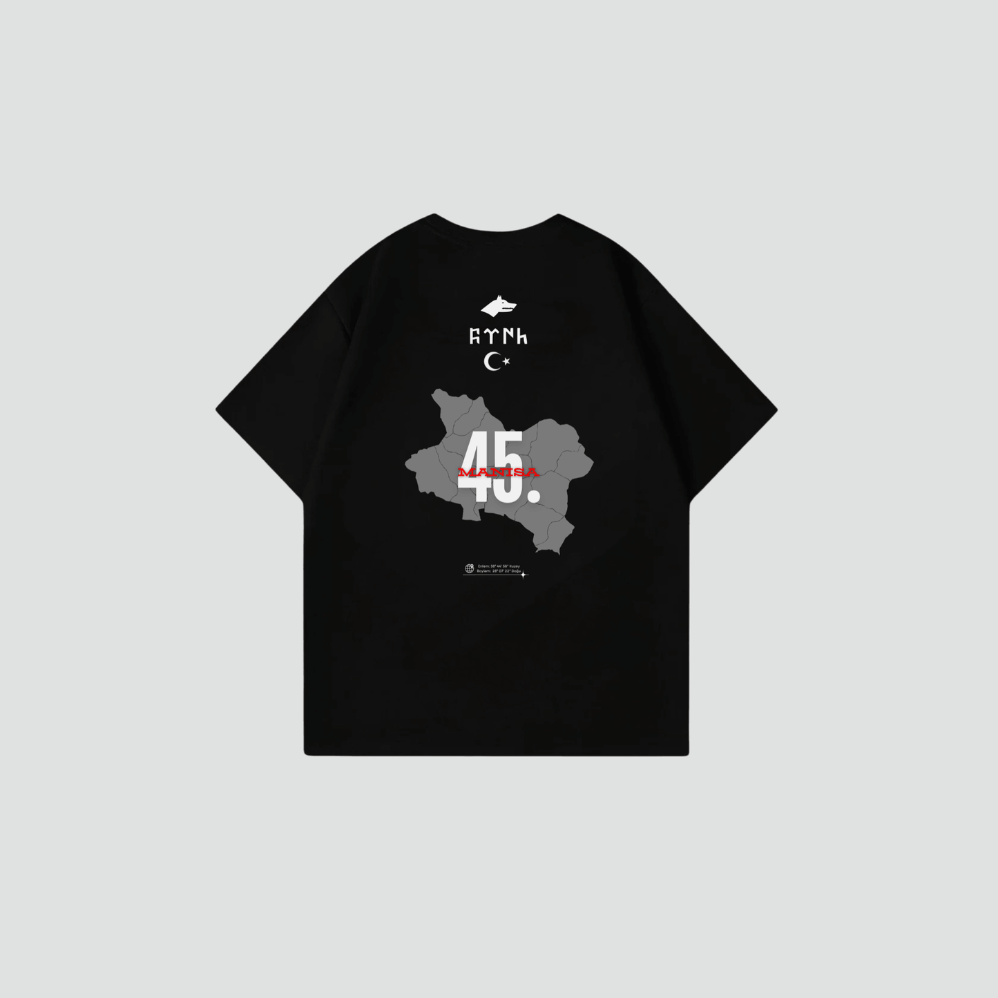 MANISA 45 - Oversize Shirt Backprint