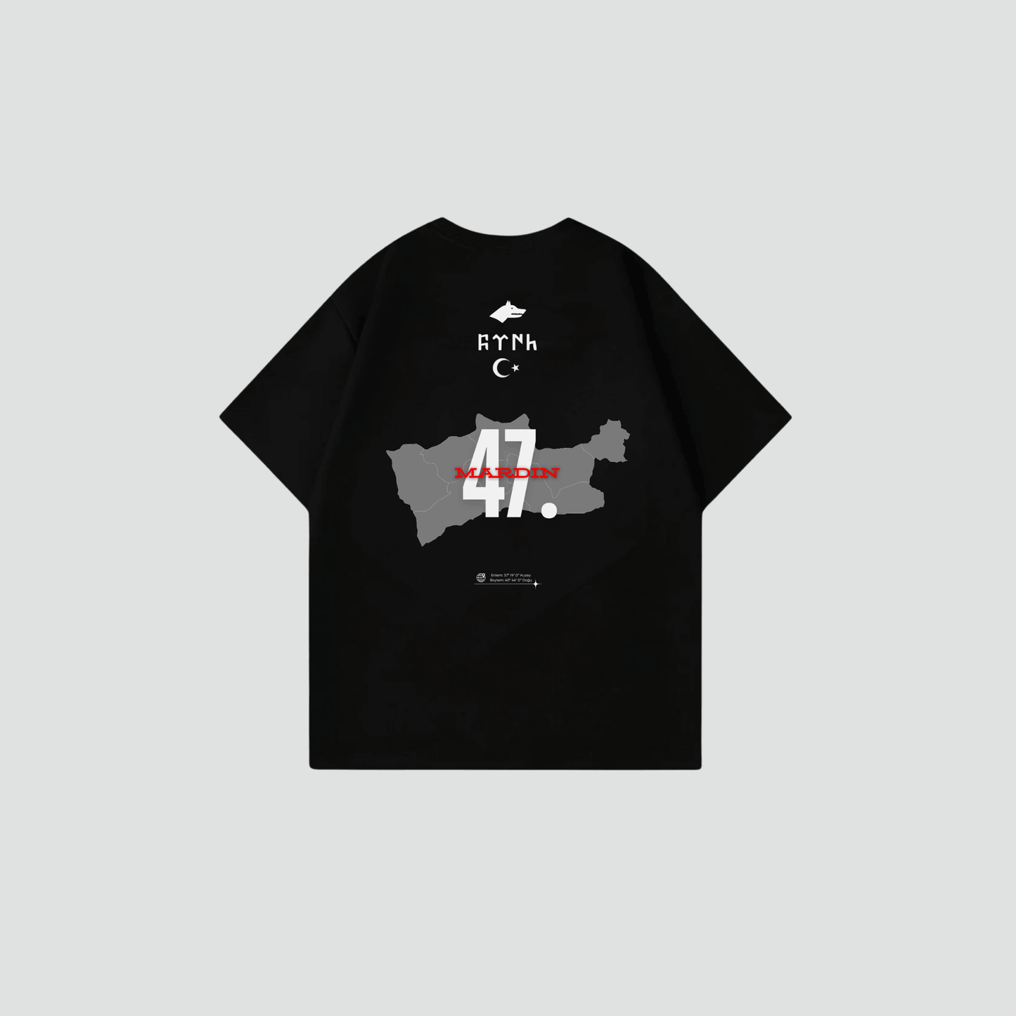 MARDIN 47 - Oversize Shirt Backprint