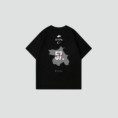 SINOP 57 - Oversized shirt met rugprint