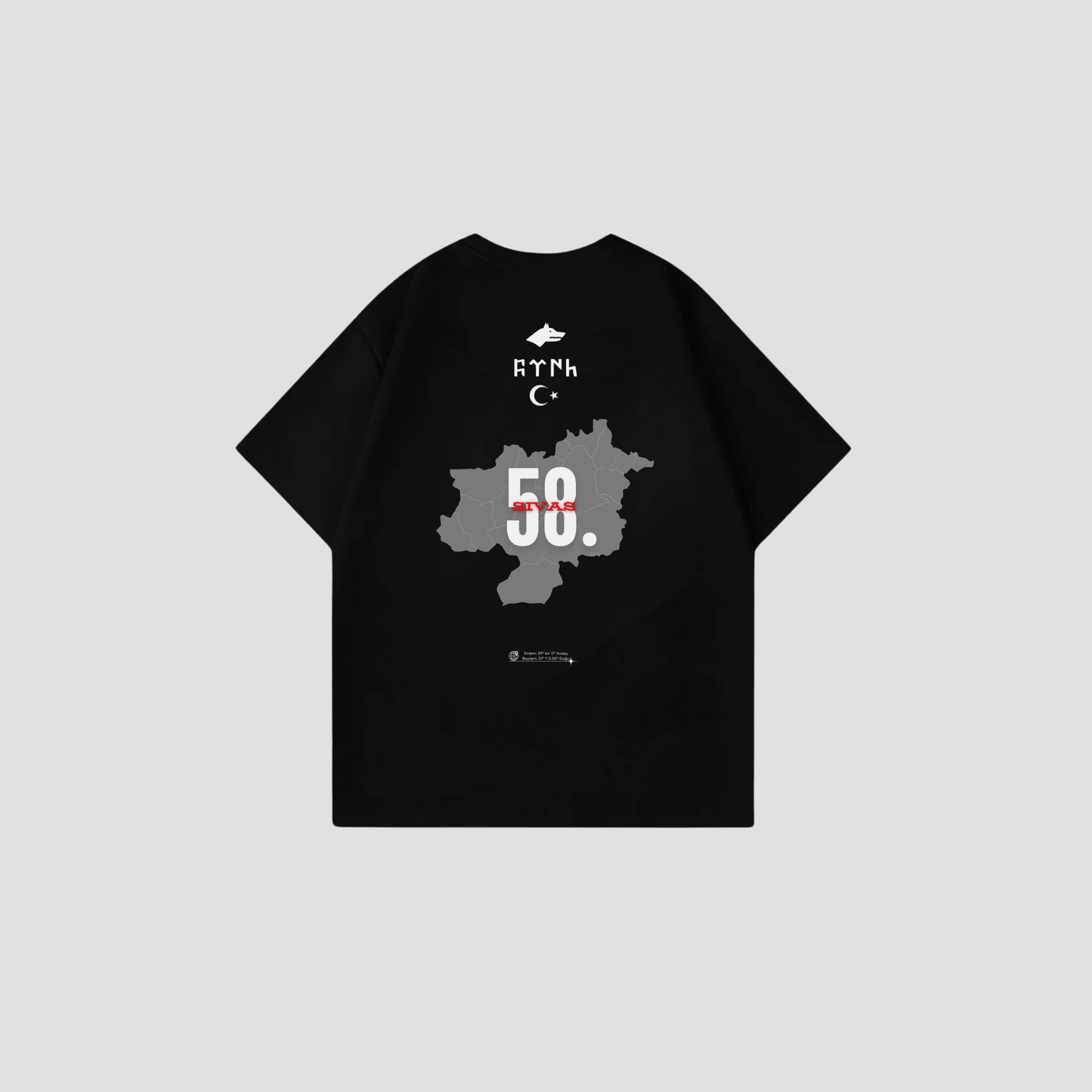 SIVAS 58 - Oversize Shirt Backprint