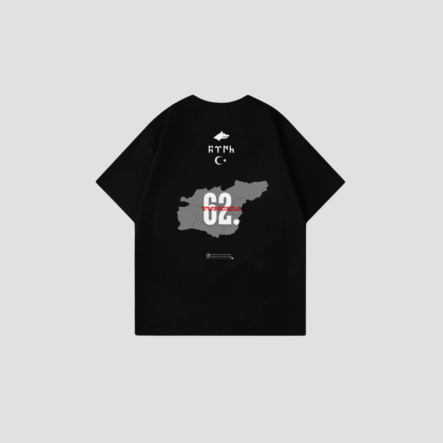 TUNCELI 62 - Oversize Shirt Backprint