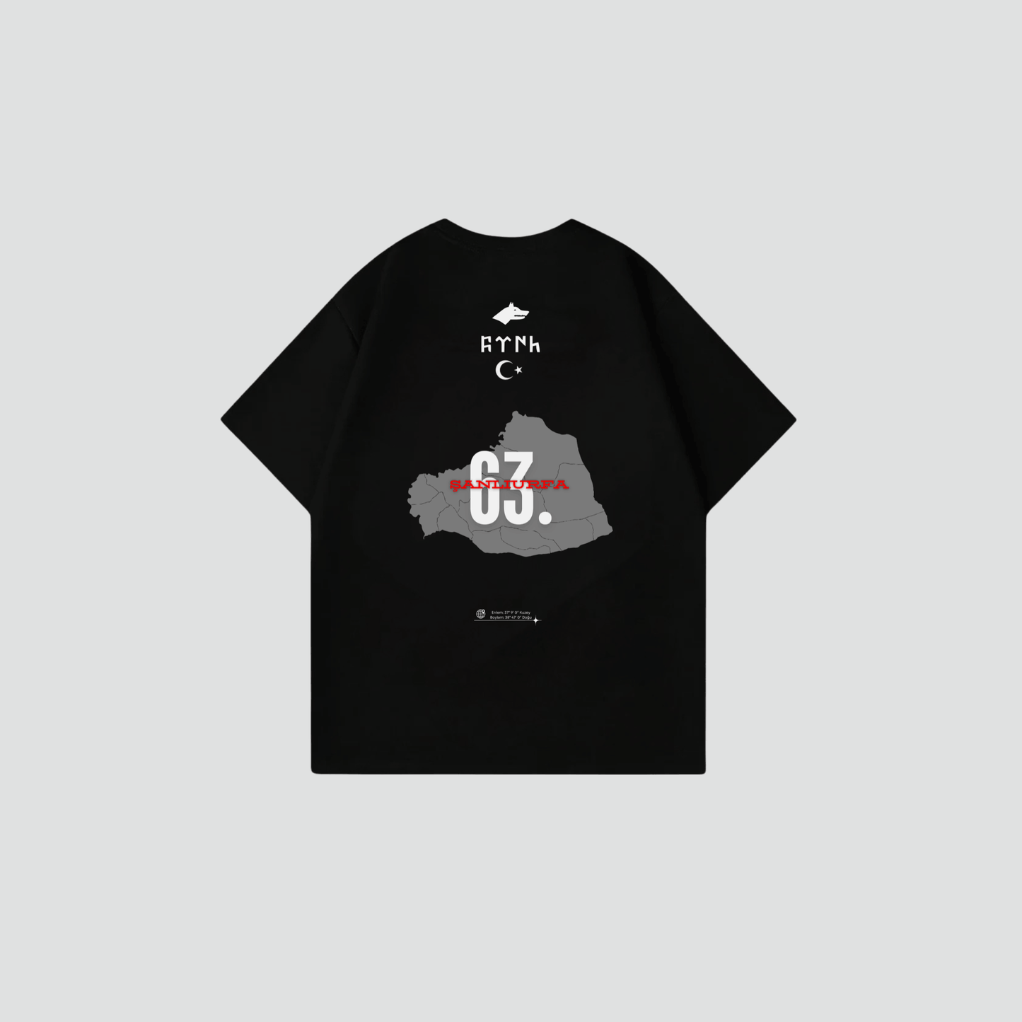 SANLIURFA 63 - Oversize Shirt Backprint