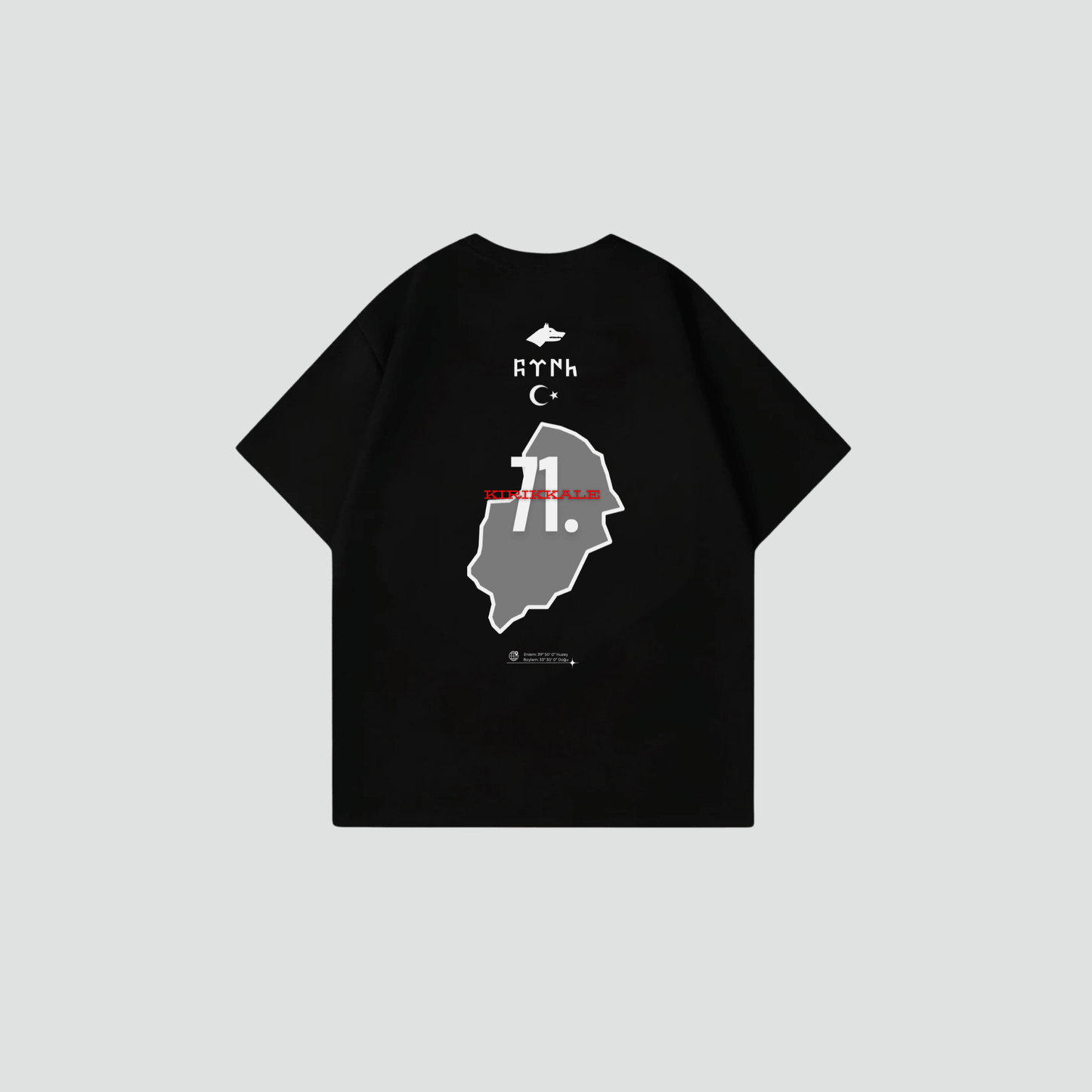 KIRIKKALE 71 - Oversize Shirt Backprint