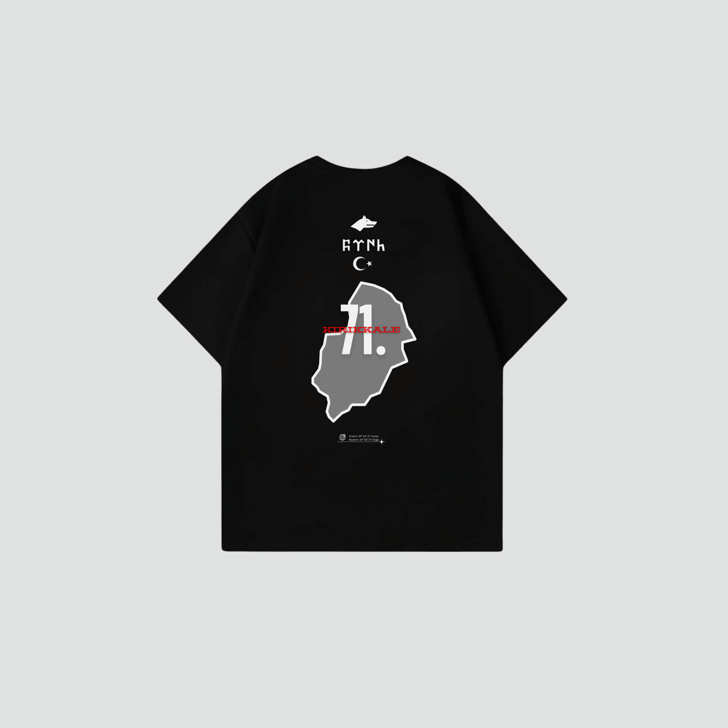 KIRIKKALE 71 - Oversize Shirt Backprint