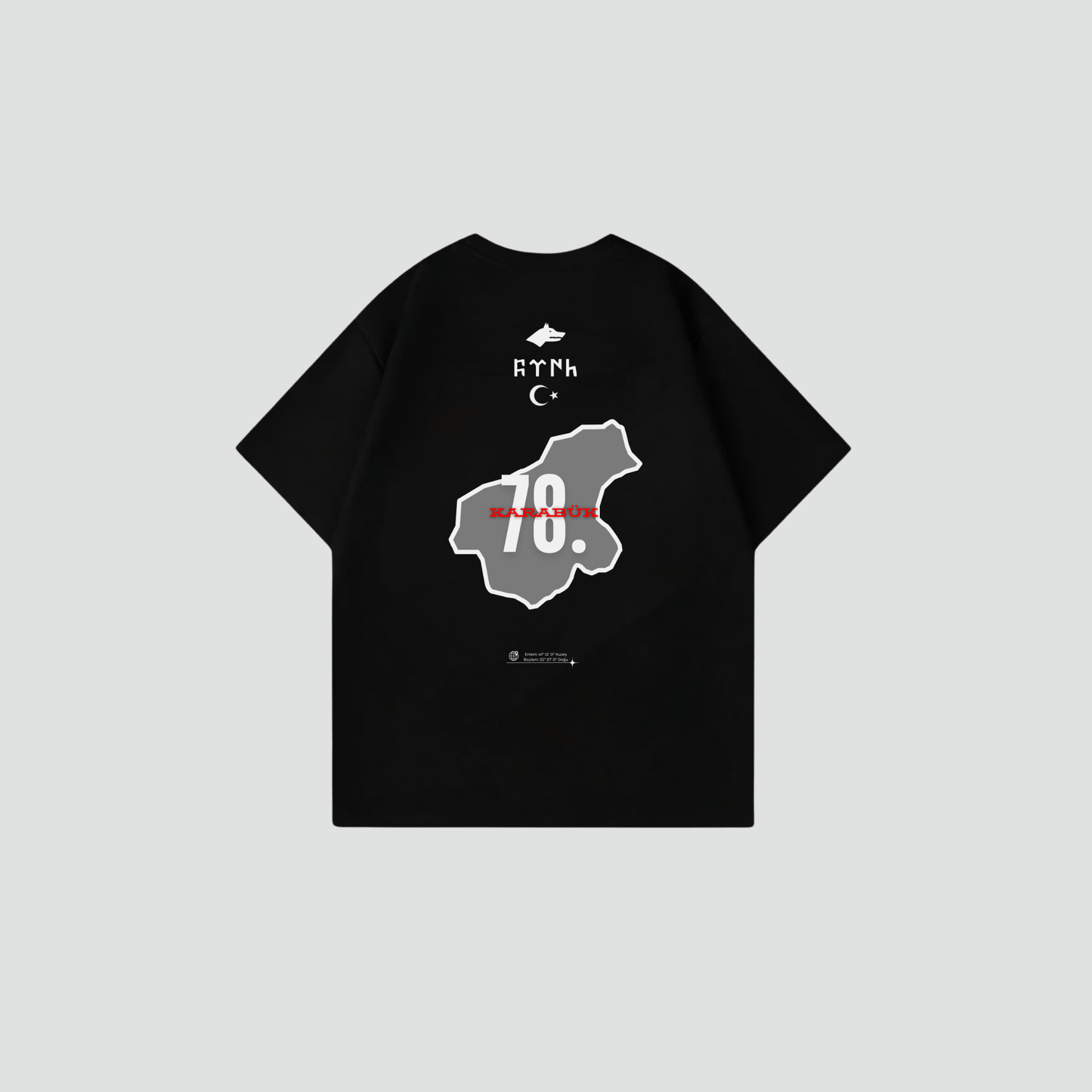 KARABÜK 78 - Oversize Shirt Backprint