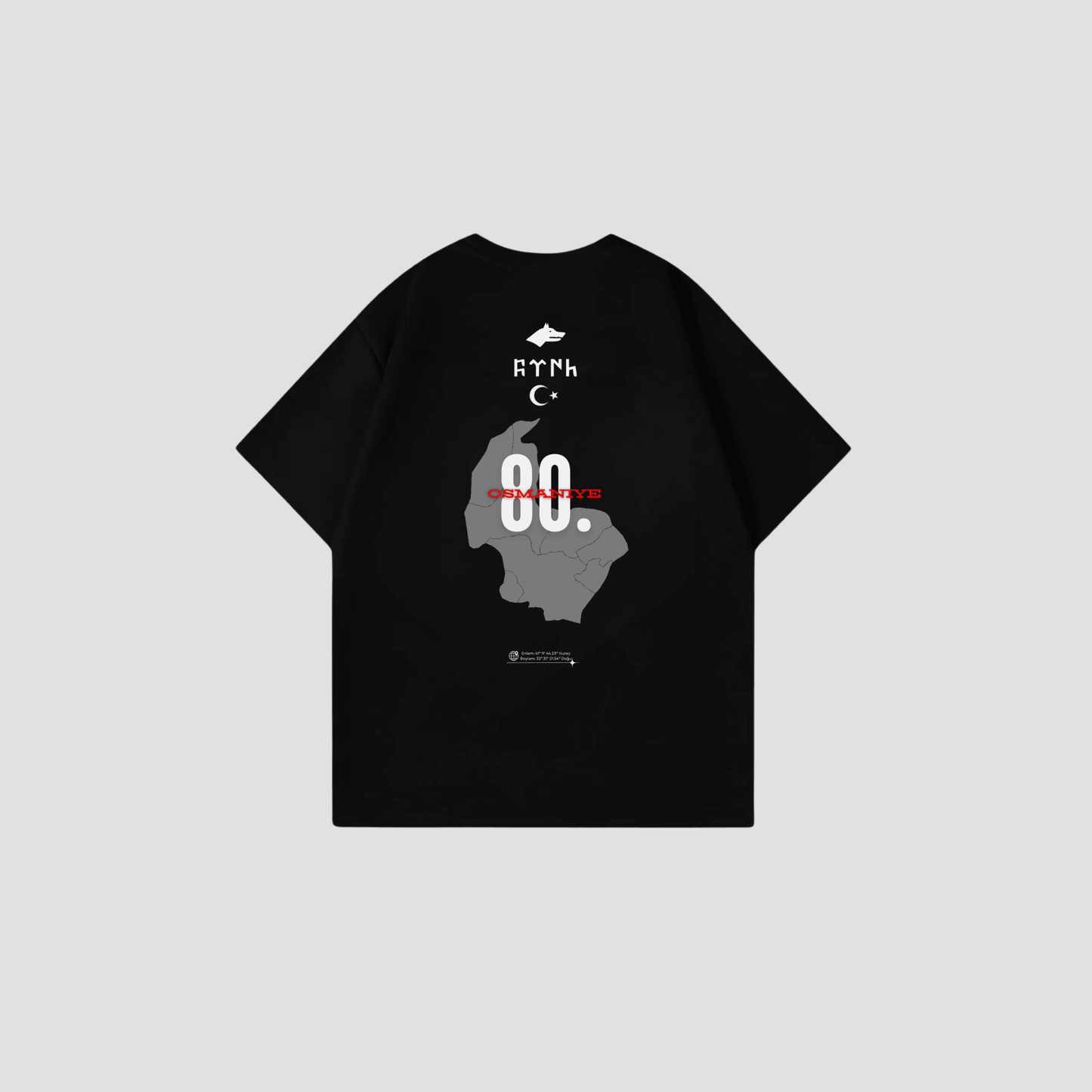 OSMANIYE 80 - Oversize Shirt Backprint