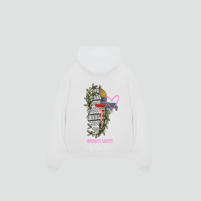 BRIGHT HOPE.BRIGHT SOUL - Oversized Hoodie Backprint