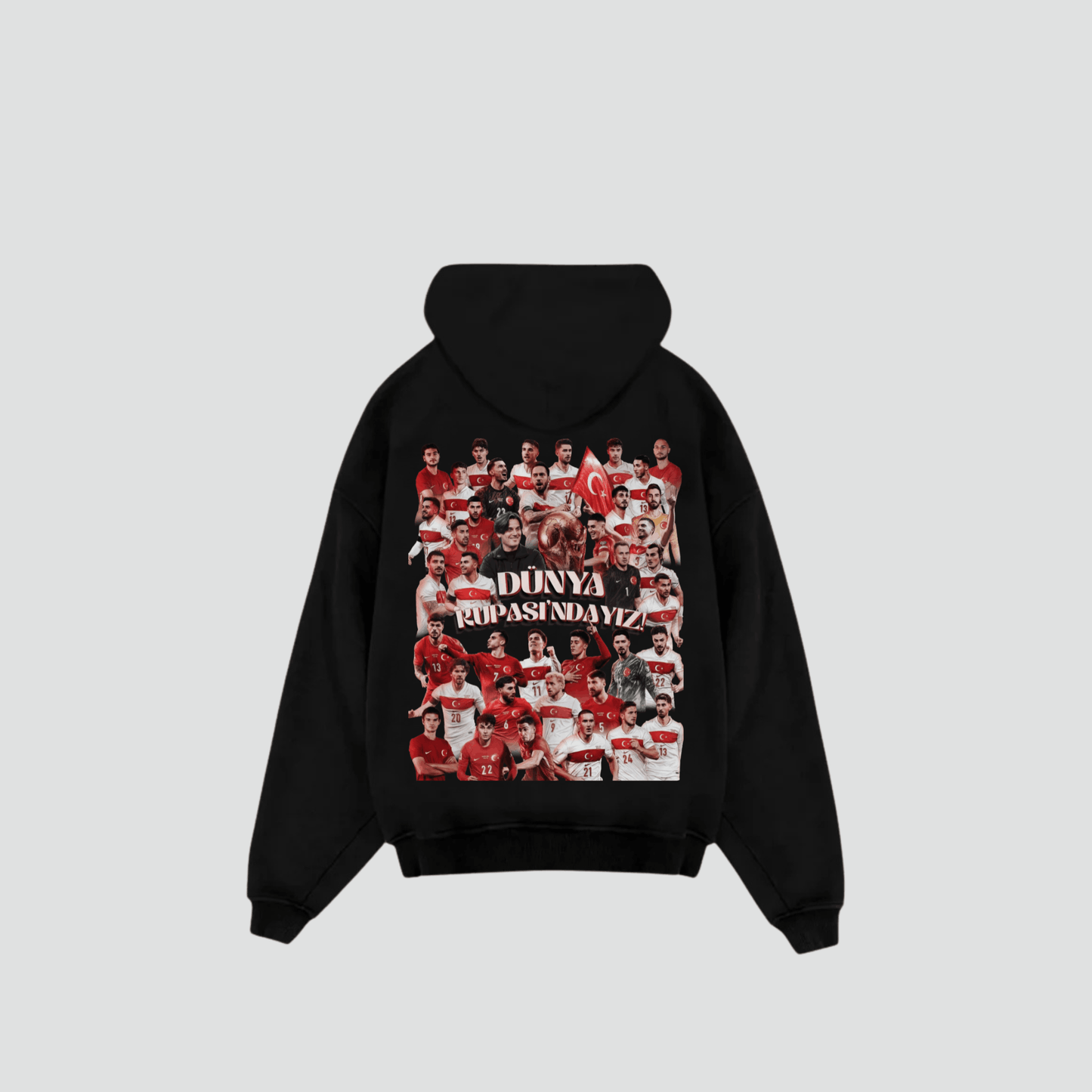 DÜNYA KUPASINDAYIZ - Oversized Hoodie Backprint