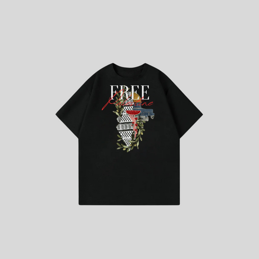VRIJ PALESTINA - Oversized shirt