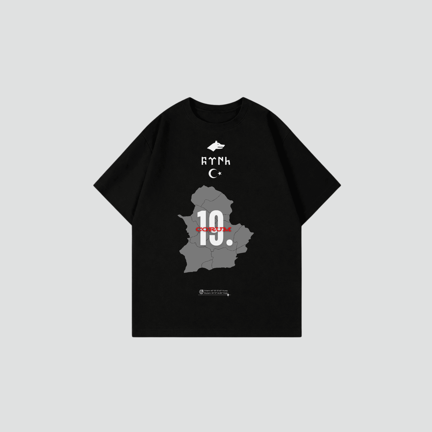 SALE CORUM 19 - Oversized Shirt Frontprint