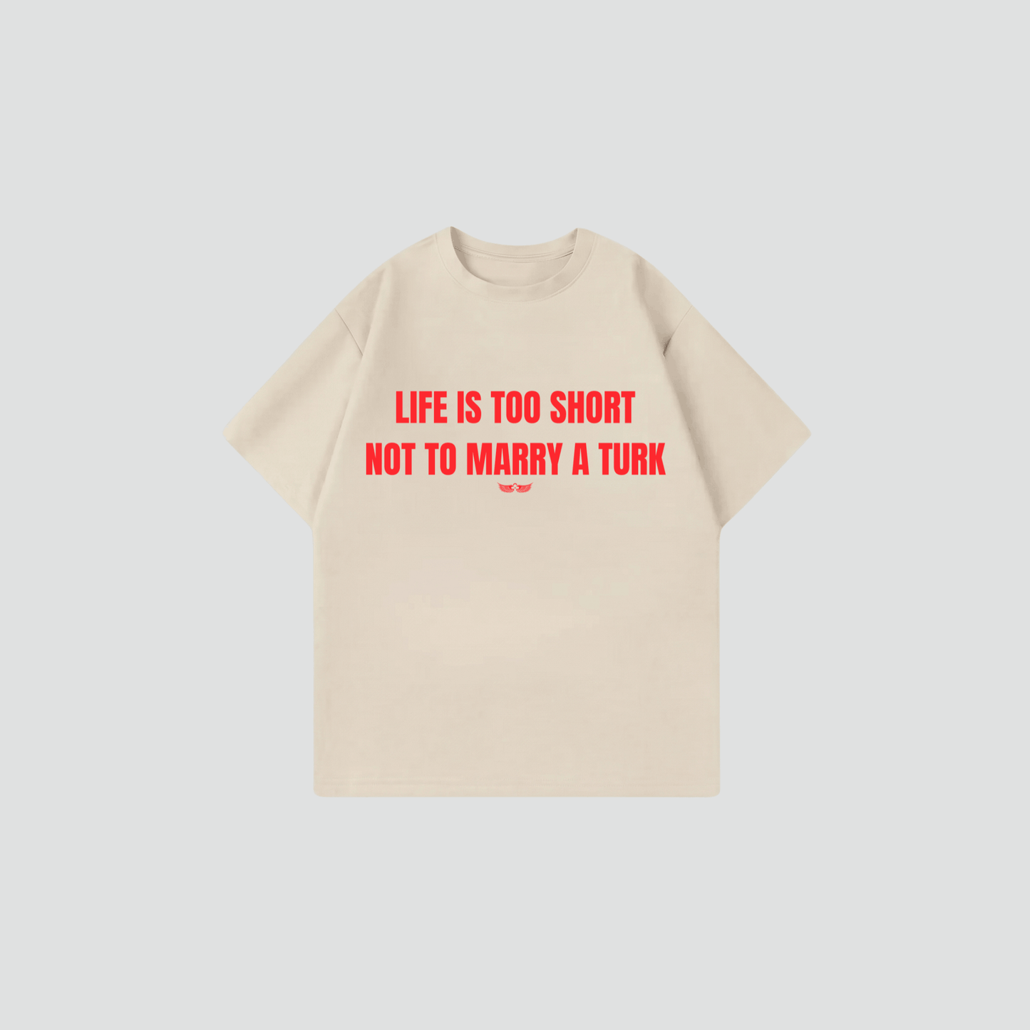 LIFE TOO SHORT  - Oversize Shirt