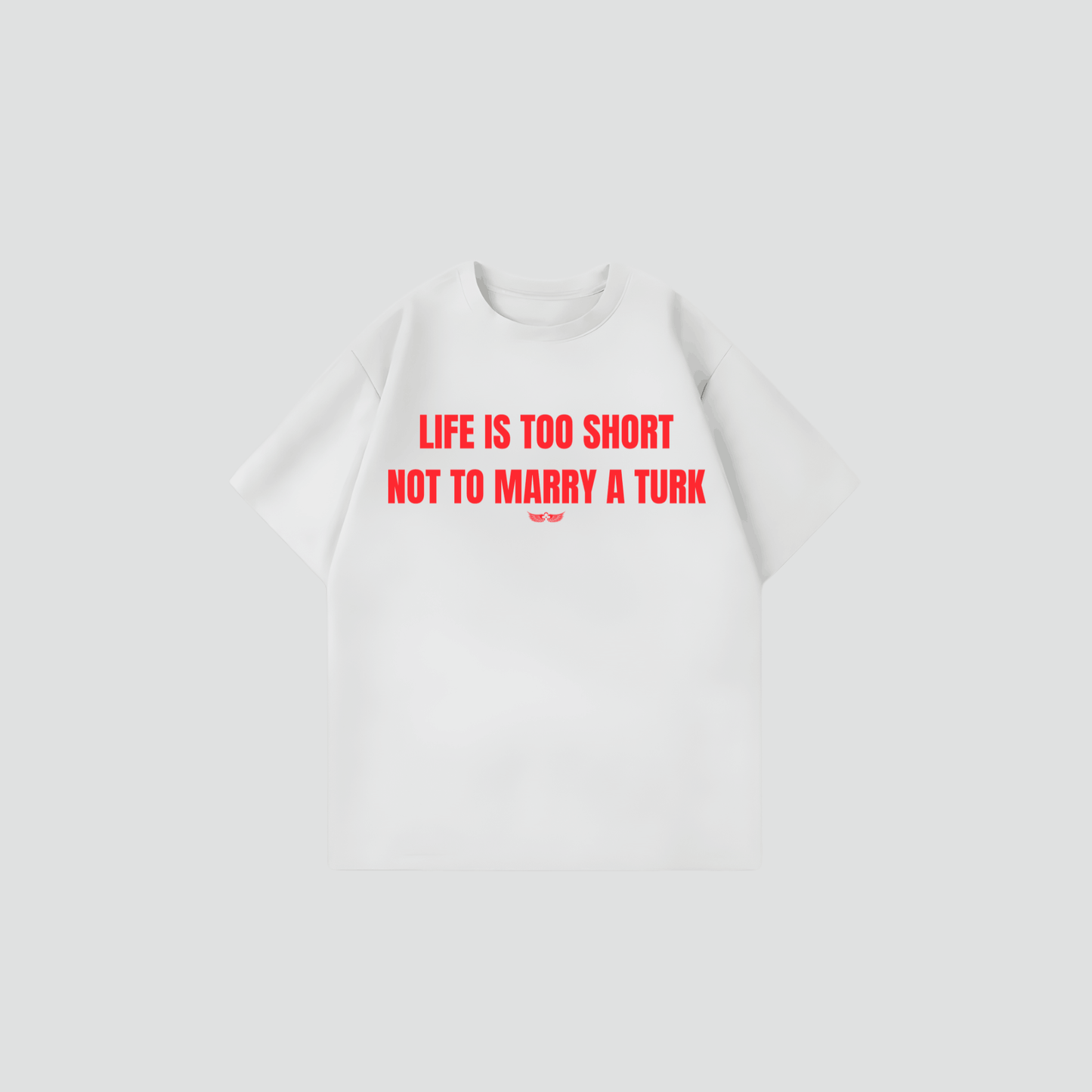 LIFE TOO SHORT  - Oversize Shirt