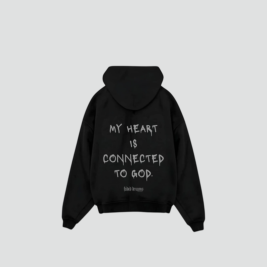 CONNECTED TO GOD - Oversized Hoodie Backprint