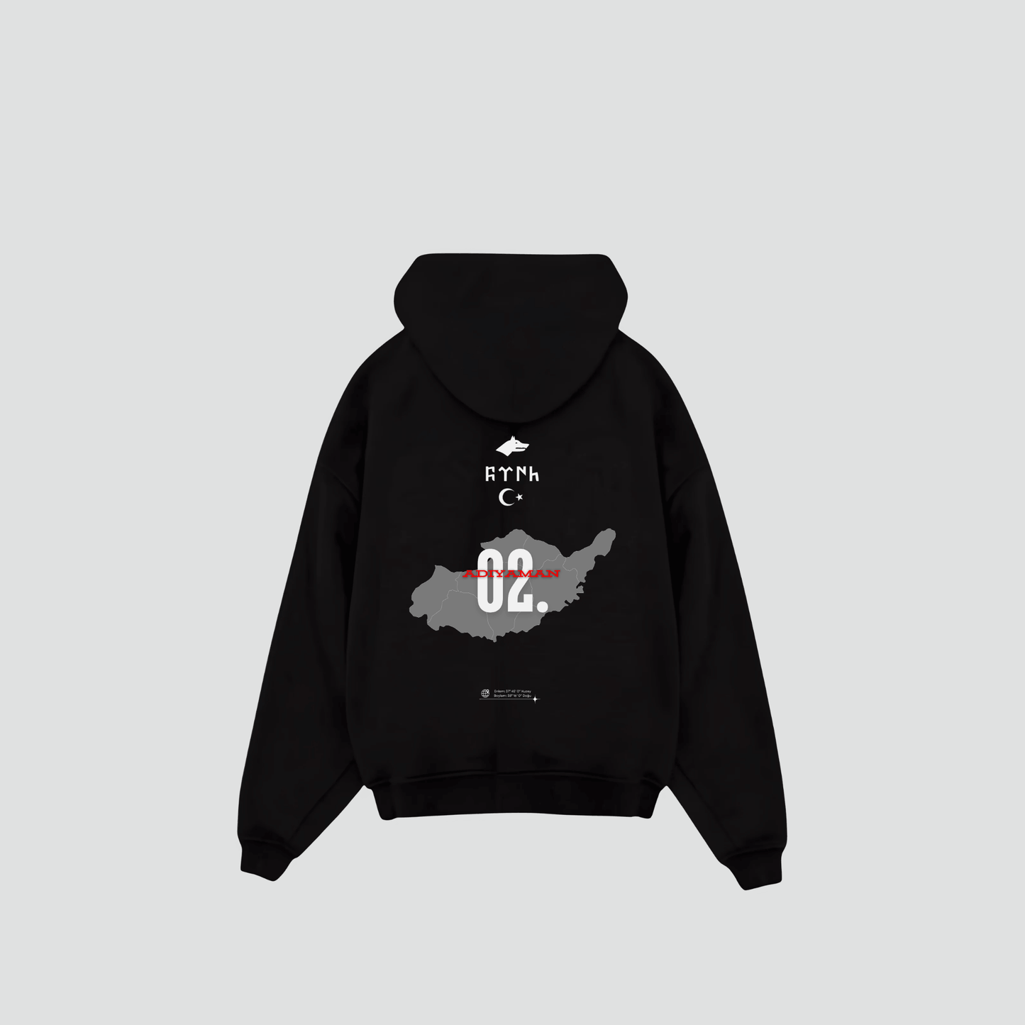 ADIYAMAN 02 - Oversized Hoodie Backprint