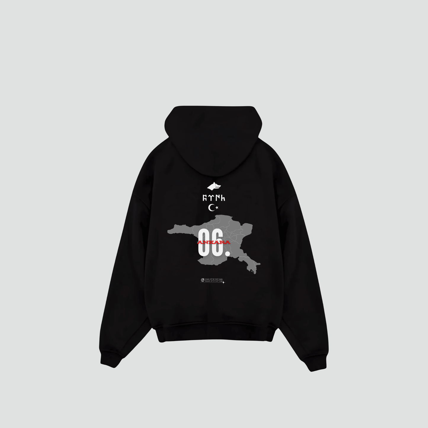 ANKARA 06 - Oversized Hoodie Backprint