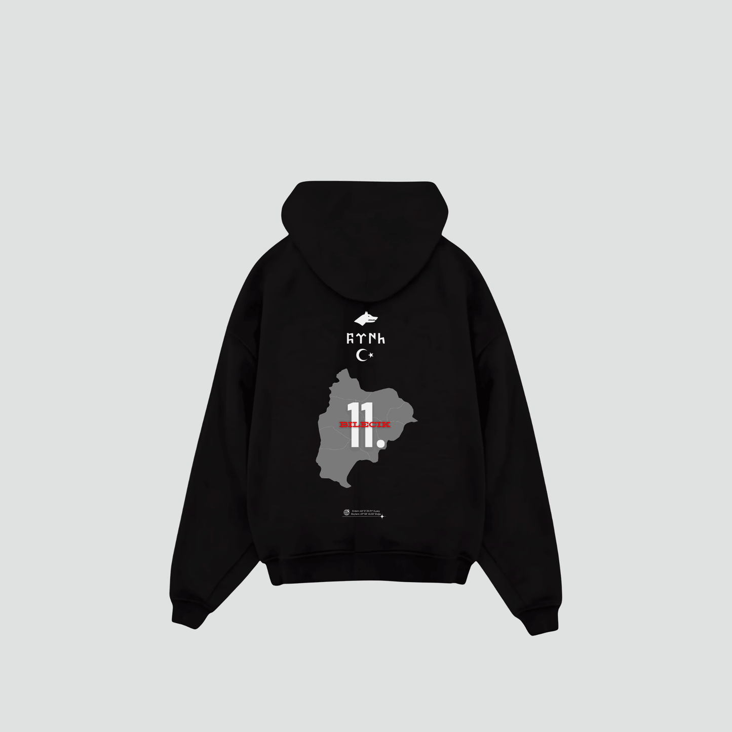 BILECIK 11 - Oversized Hoodie Backprint