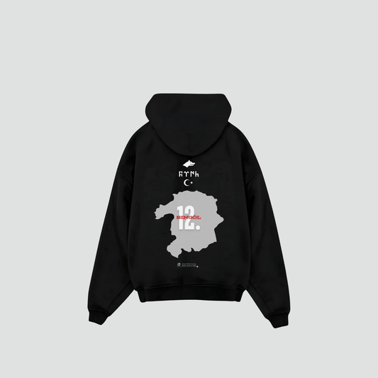 BINGÖL 12 - Oversized Hoodie Backprint