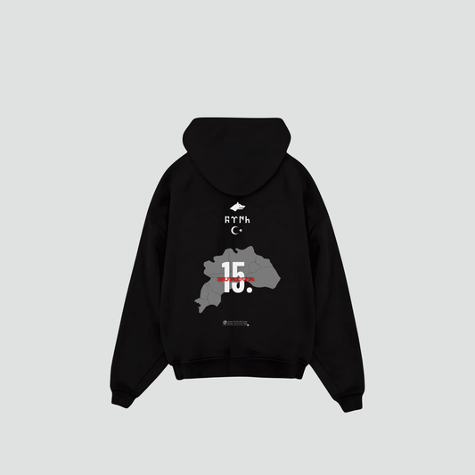 BURDUR 15 - Oversized Hoodie Backprint