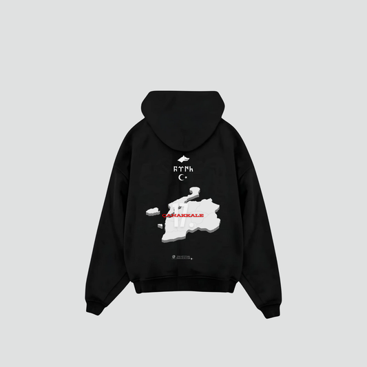 CANAKKALE 17 - Oversized Hoodie Backprint
