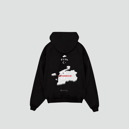 CANAKKALE 17 - Oversized Hoodie Backprint
