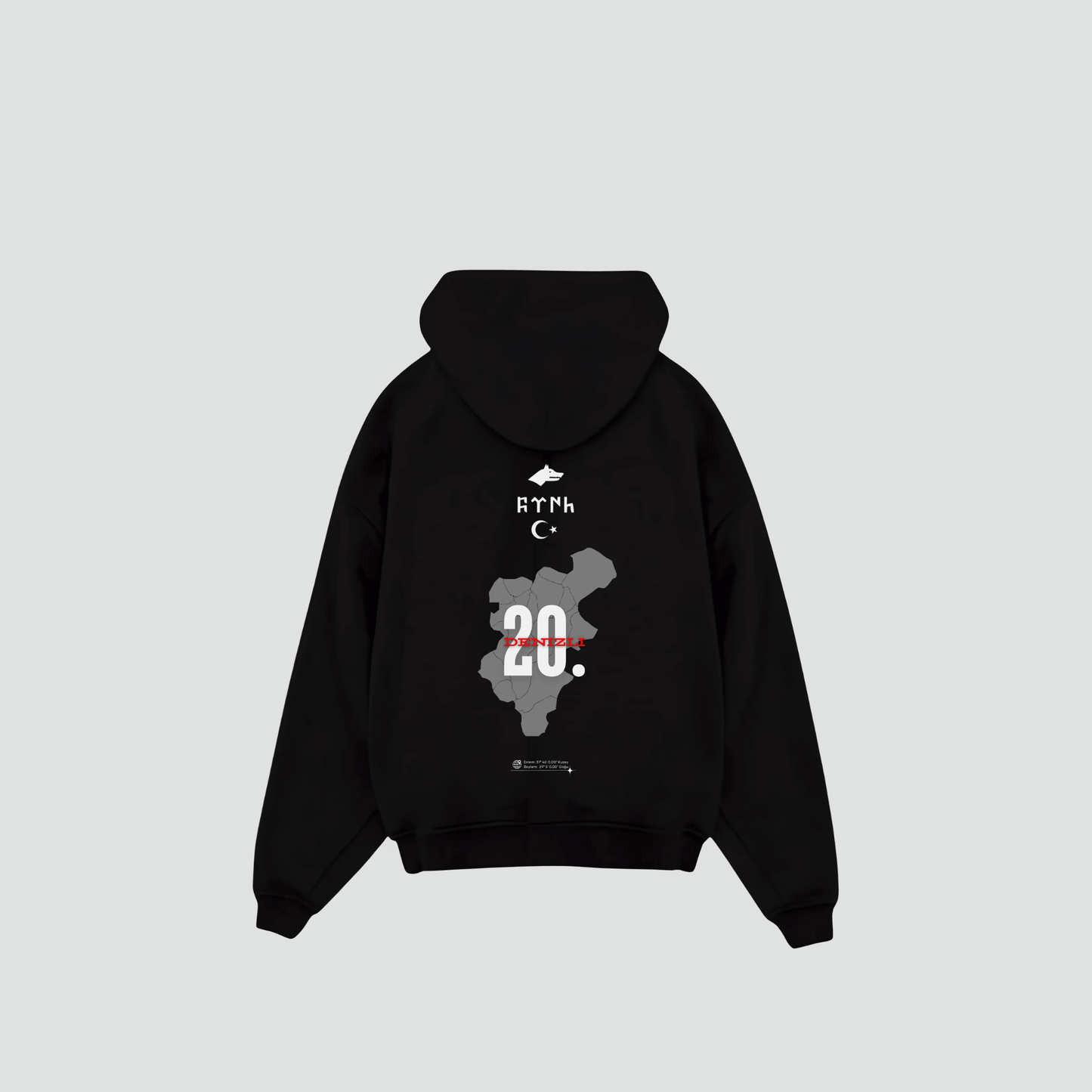 DENIZLI 20 - Oversized Hoodie Backprint