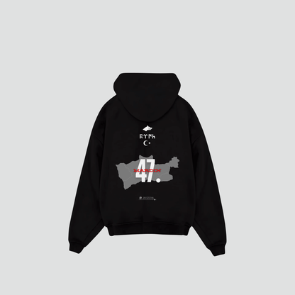 MARDIN 47 - Oversized Hoodie Backprint