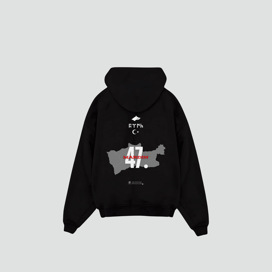 MARDIN 47 - Oversized Hoodie Backprint