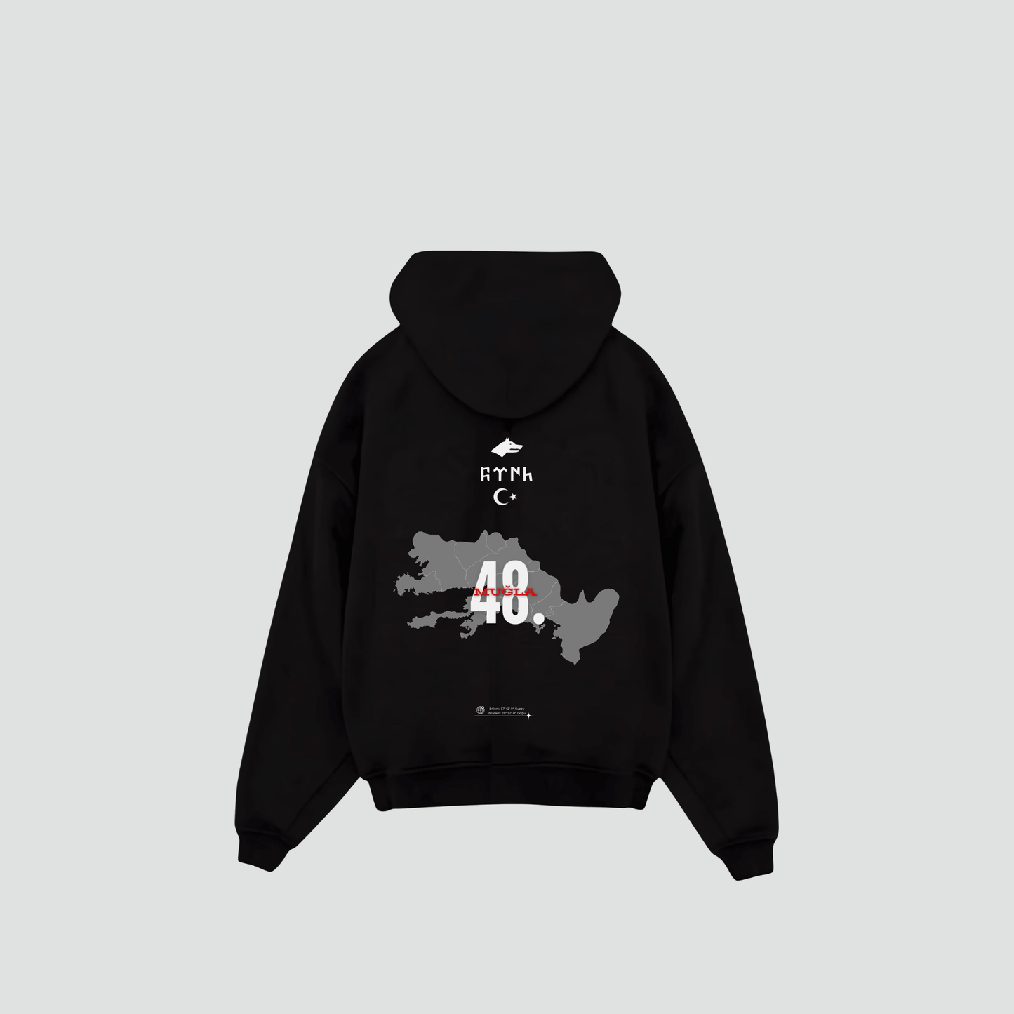 MUGLA 48 - Oversized Hoodie Backprint