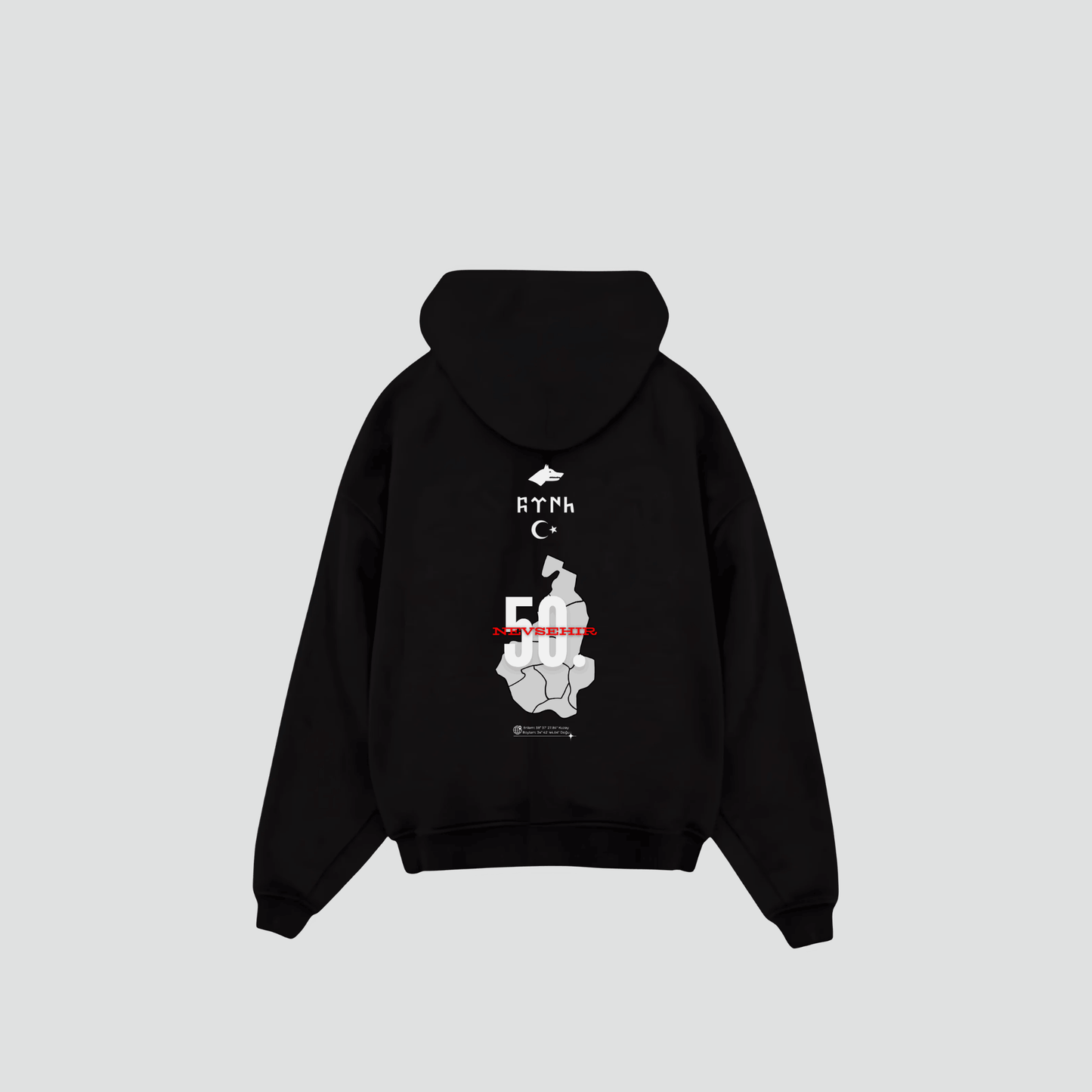 NEVSEHIR 50 - Oversized Hoodie Backprint