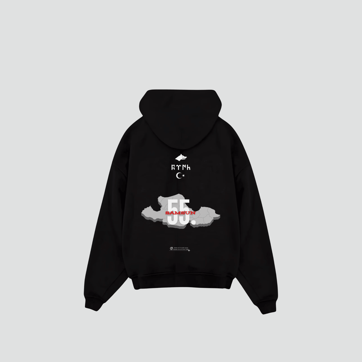 SALE SAMSUN 55 - Oversized Hoodie Backprint