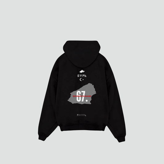 SALE ZONGULDAK 67 - Oversized Hoodie Backprint