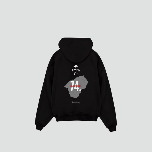 BARTIN 74 - Oversized Hoodie Backprint