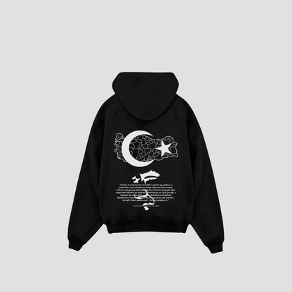 M.K.ATATÜRK - Oversized Hoodie Backprint