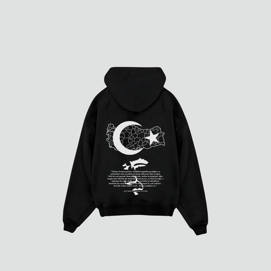 M.K.ATATÜRK - Oversized Hoodie Backprint