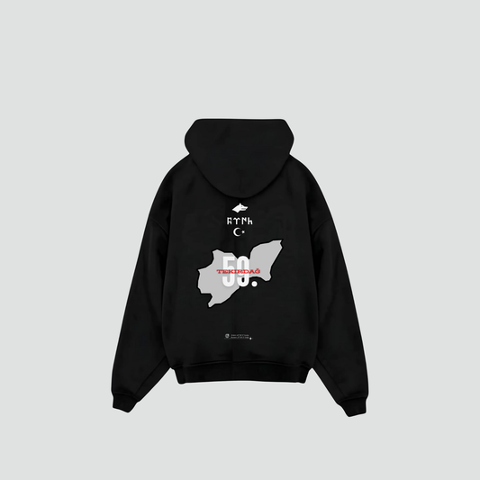 TEKIRDAG 59 - Oversized Hoodie Backprint