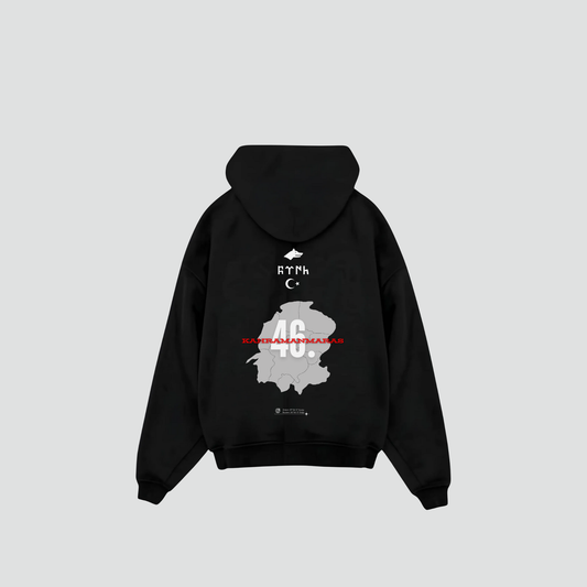 KAHRAMANMARAS 46 - Oversized Hoodie Backprint