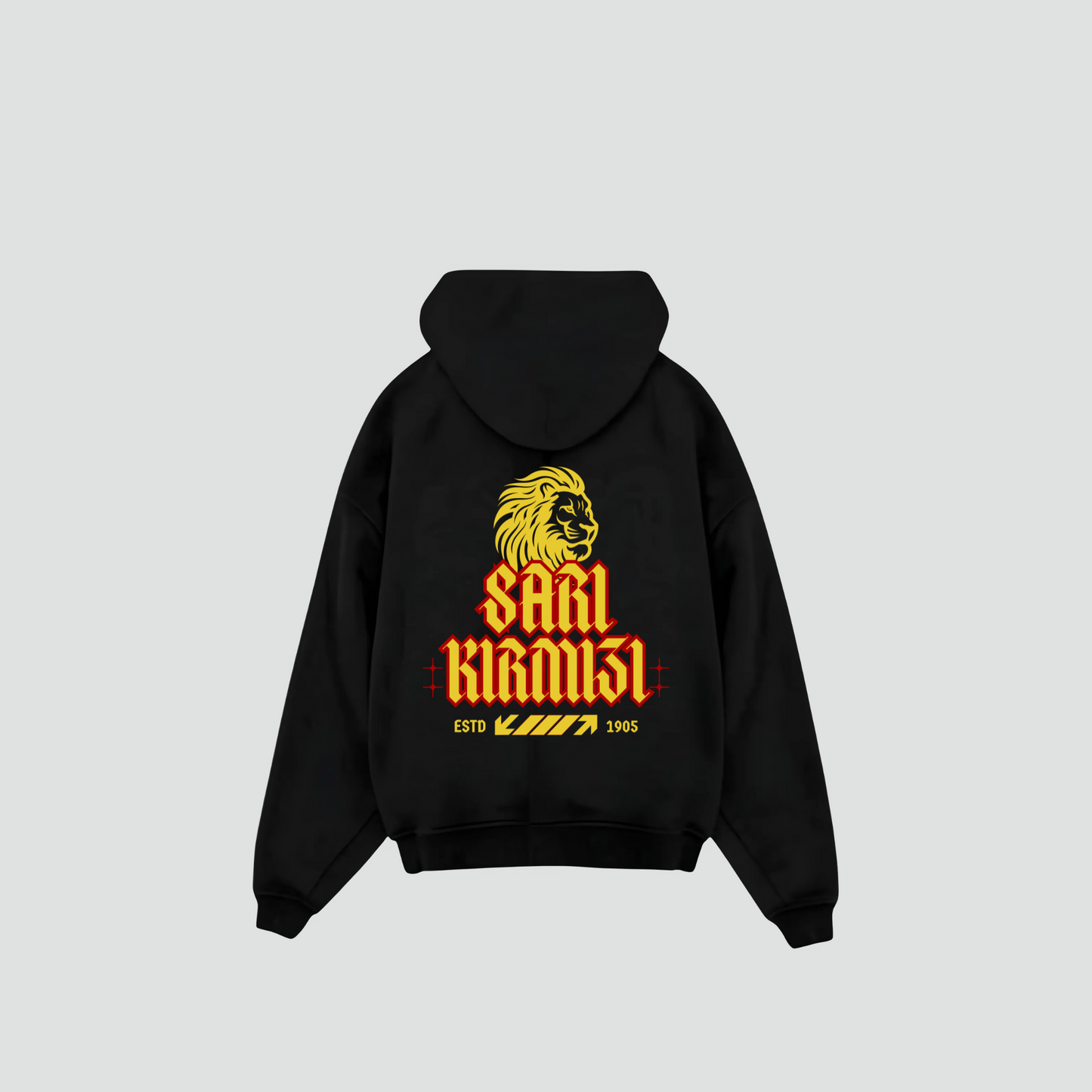SARI KIRMIZI - Oversized Hoodie