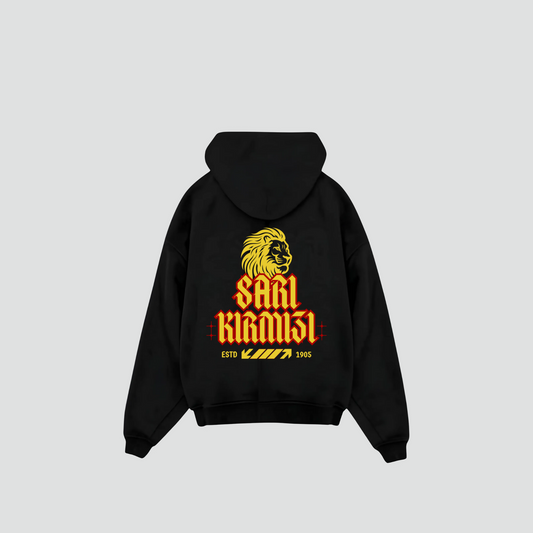 SARI KIRMIZI - Oversized Hoodie