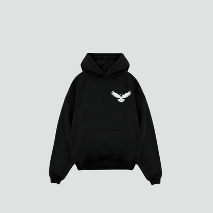 SIYAH BEYAZ - Oversized Hoodie