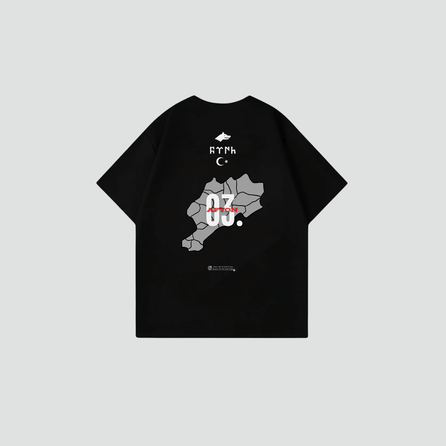 AFYON 03 - Oversize Shirt Backprint