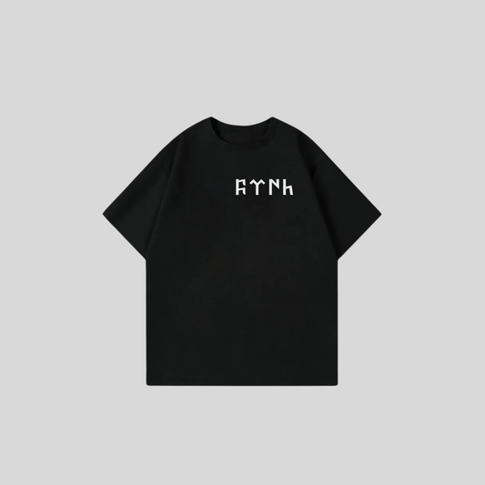 GÖKTÜRK - Oversized overhemd met print op de achterkant