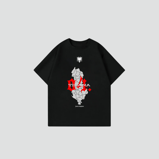 TIRANA 04 - Oversize Shirt Frontprint