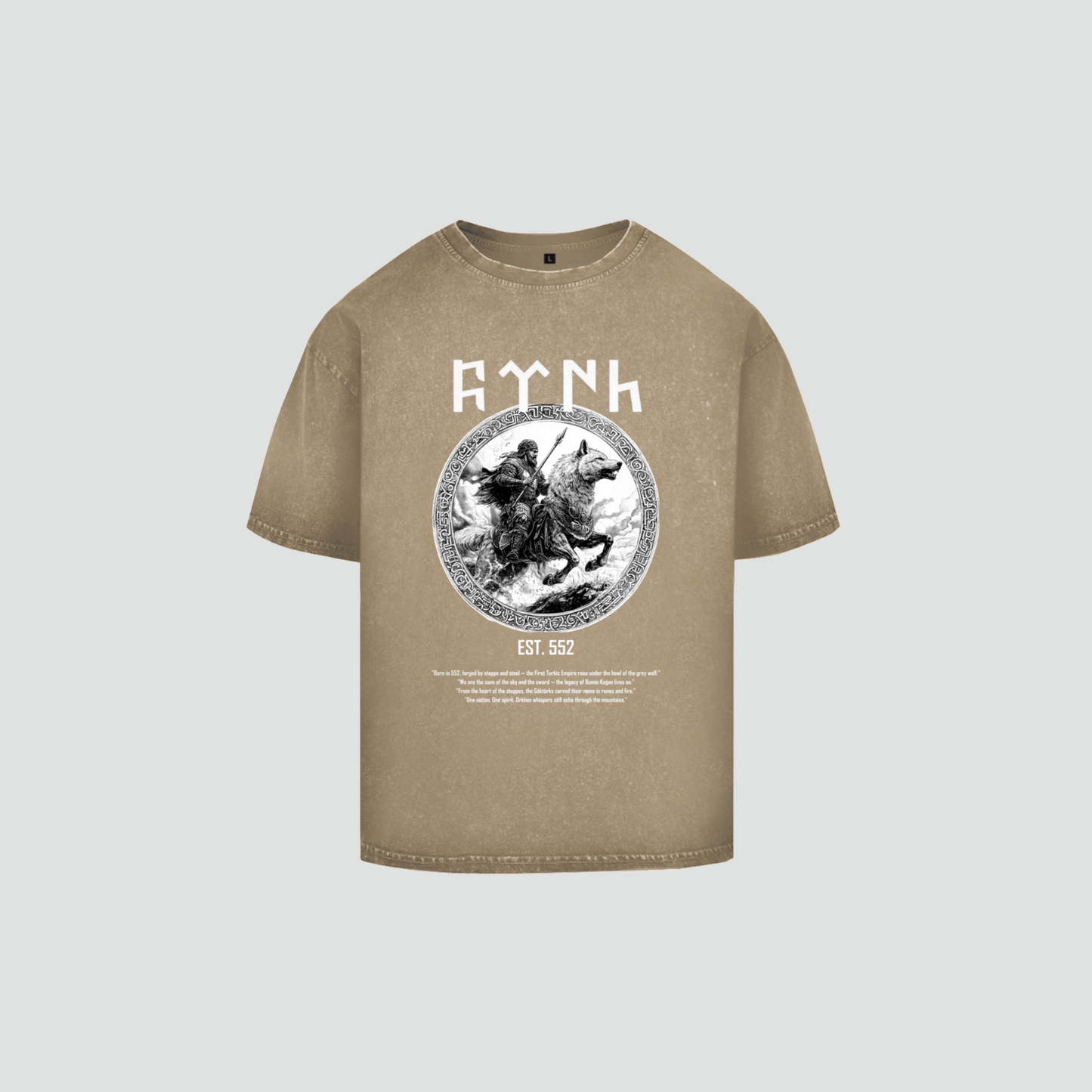 TÜRK - Oversize Washed Shirt