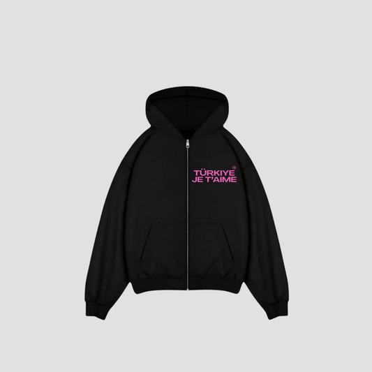 TÜRKIYE JE T´AIME - Oversized Zipper